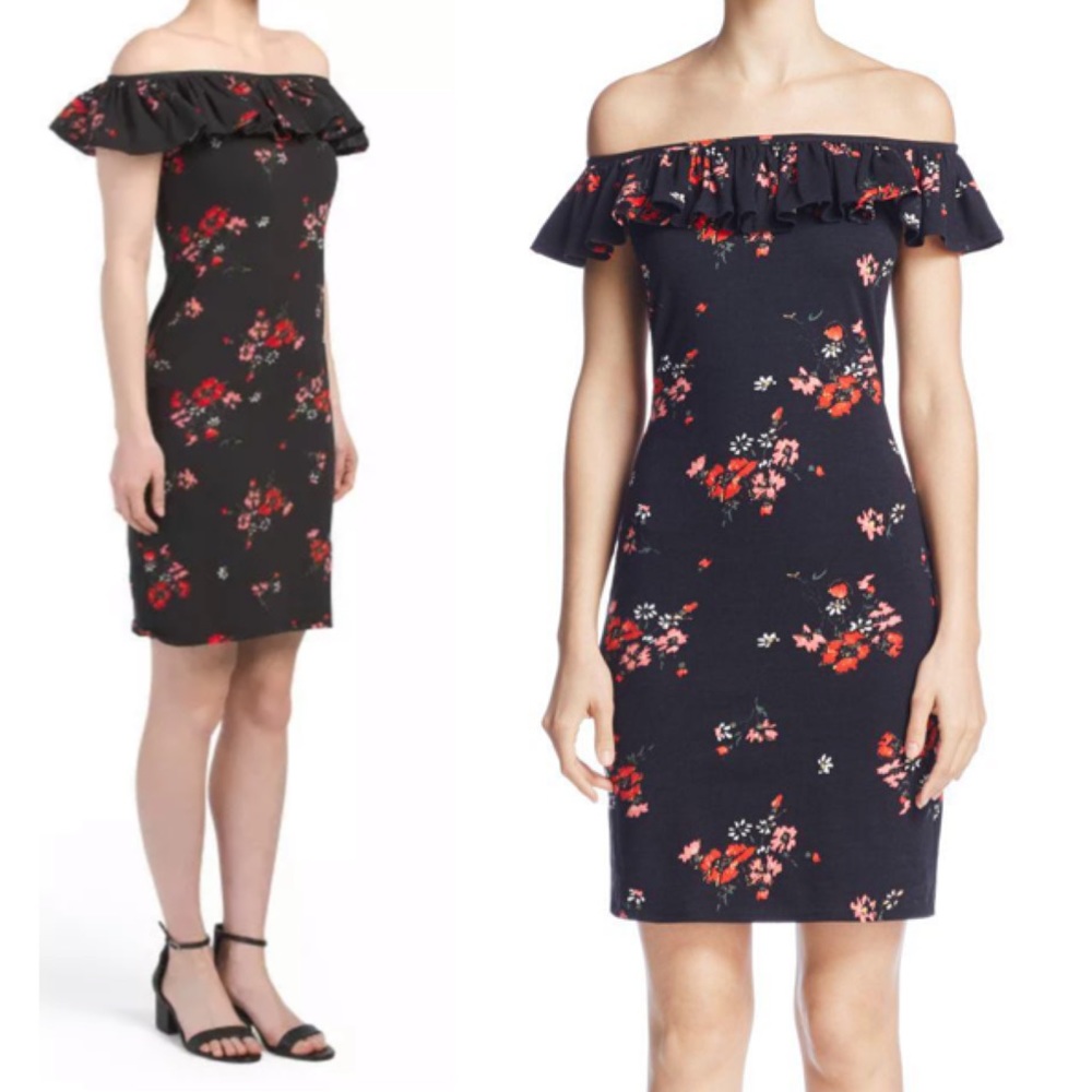 REBECCA TAYLOR Marguerite Floral Dress M